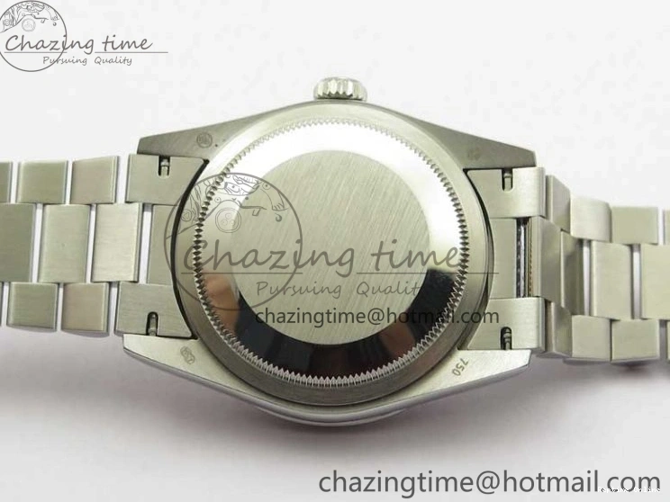 0516 Day-Date 36mm 128239 SS Crystal BP Best Edition White MOP Crystal Marker Dial on SS President Bracelet A MoistureWicking 2682